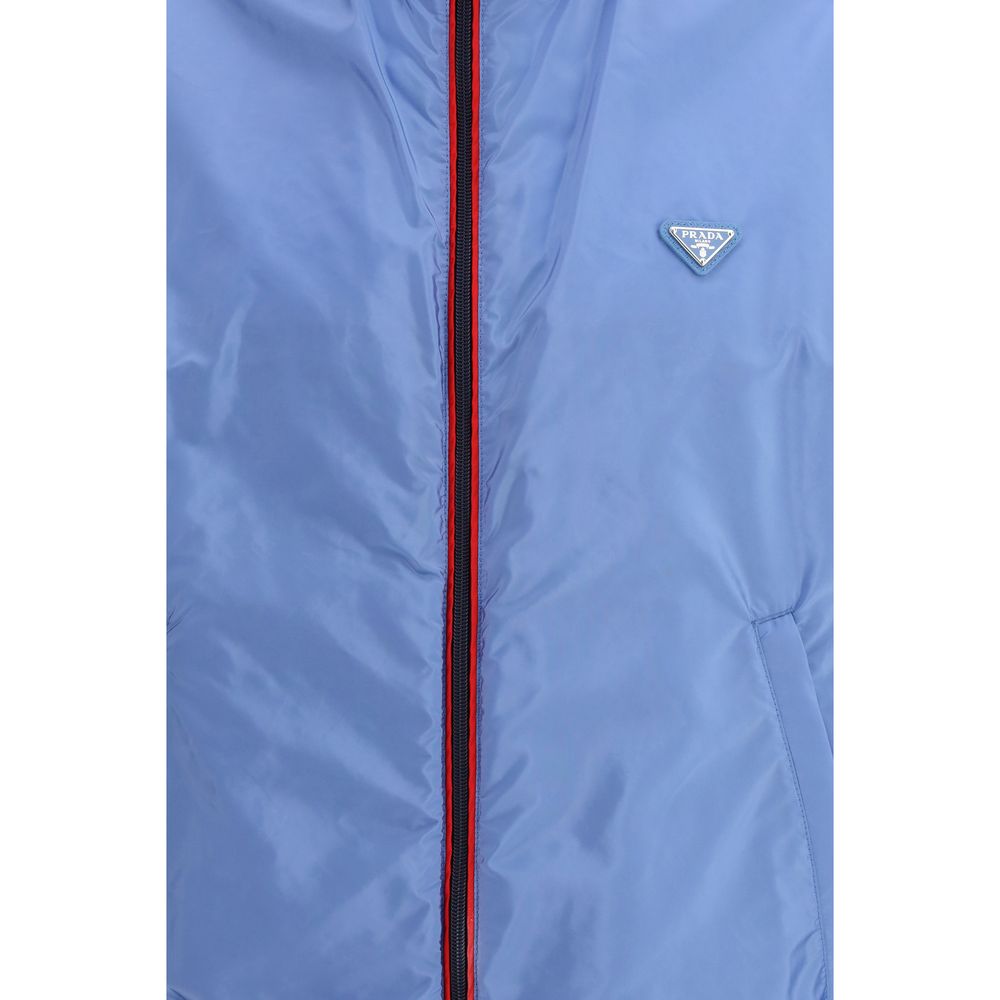 Light Blue Recycled Polyamide Shell Jacket