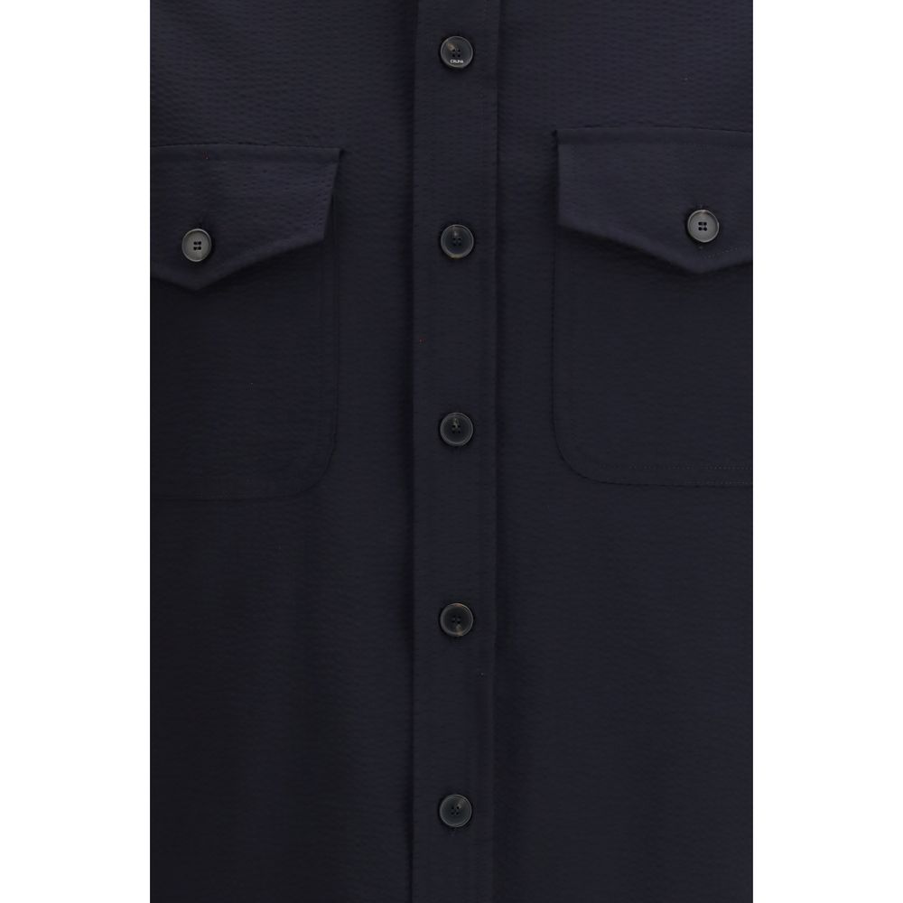 Blue Other Fibres Shirt