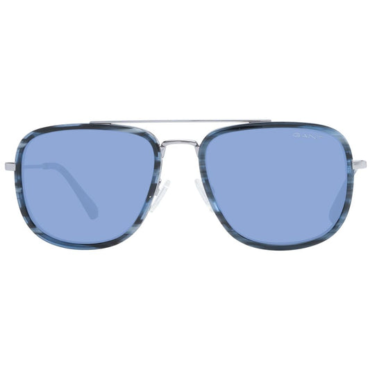 Blue Metal Sunglasses