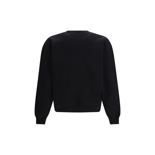Black Cotton Sweatshirt