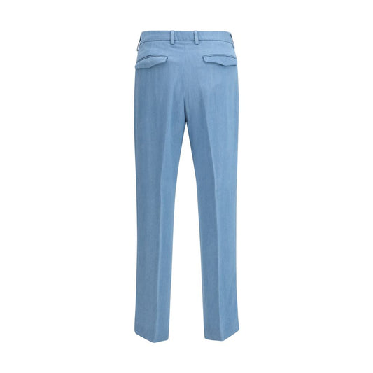 Light Blue Tencel Casual Pants
