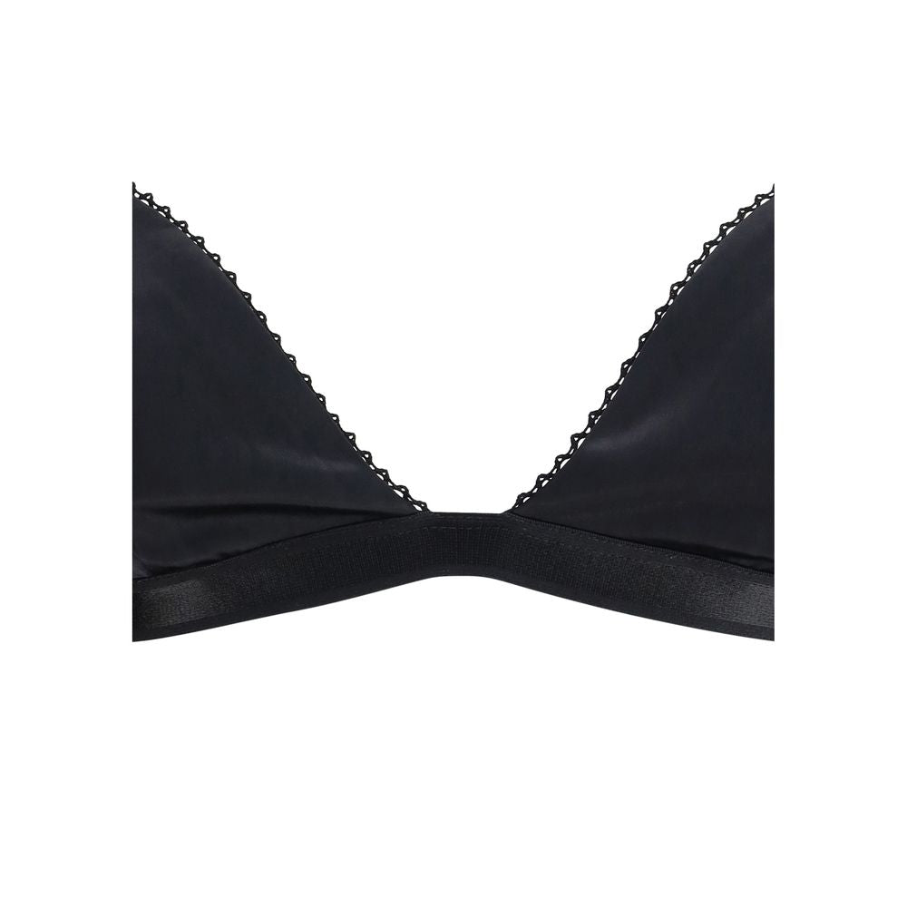 Black Viscose Bra
