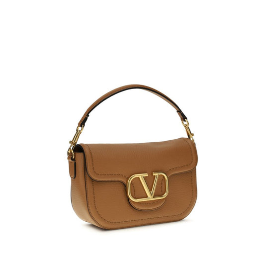 Beige Calf Leather Bos Taurus Shoulder Bag