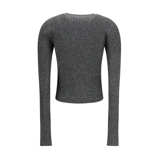 Black Viscose Cardigan