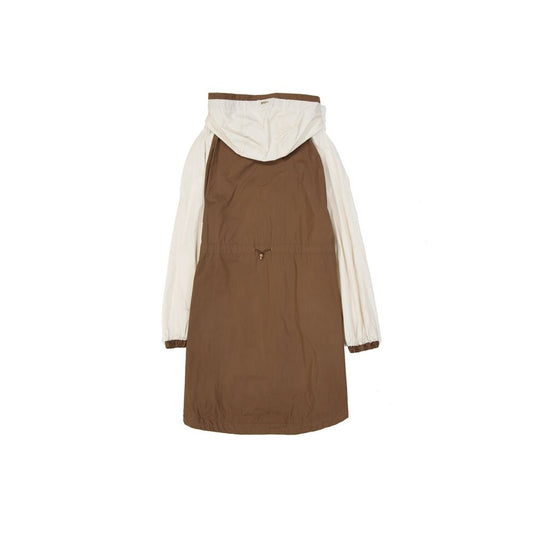 Brown Polyester Coat