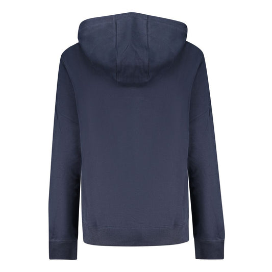 Blue Cotton Women's Hoodie
