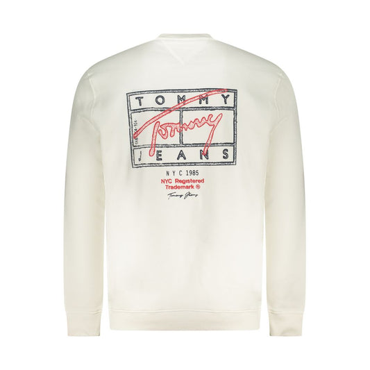 White Cotton Men's Sweatshirt