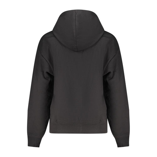 Black Cotton Sweatshirt