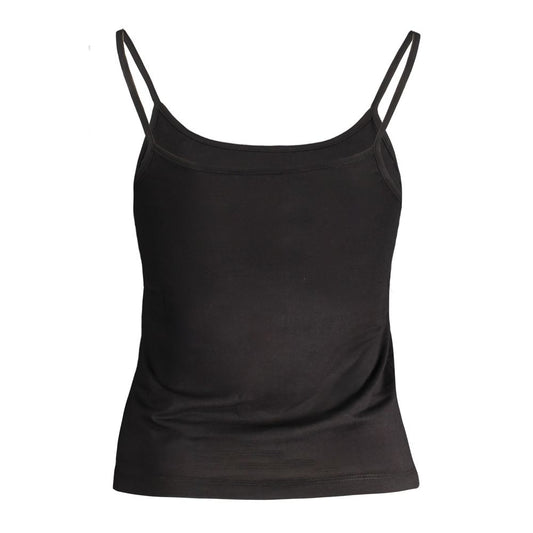 Black Cotton Women's Tank Top