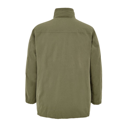 Green Polyester Coat