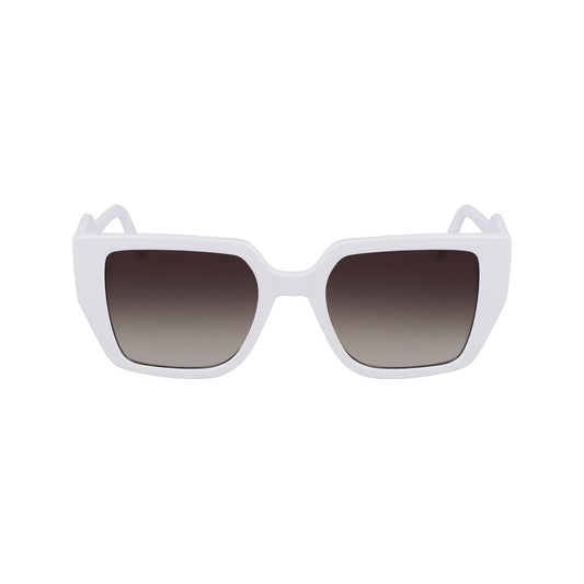 White Injected Sunglasses