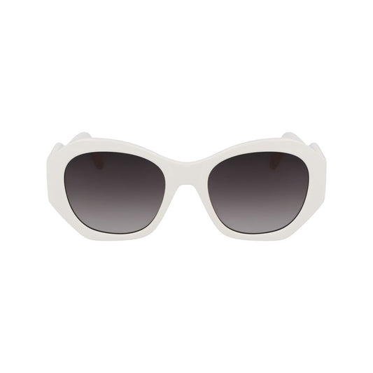 White Injected Sunglasses