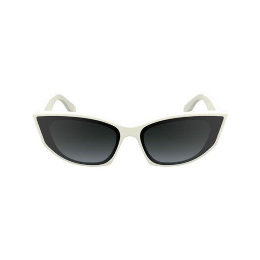 White Acetate Sunglasses