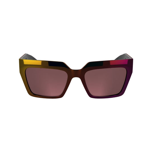 Multicolor Injected Sunglasses