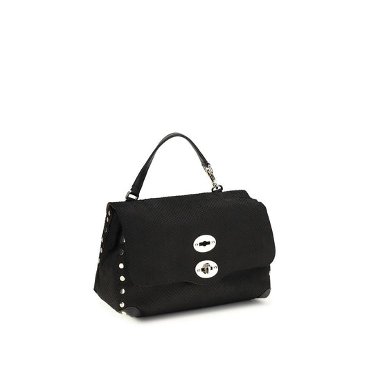Black Calf Leather Bos Taurus Handbag