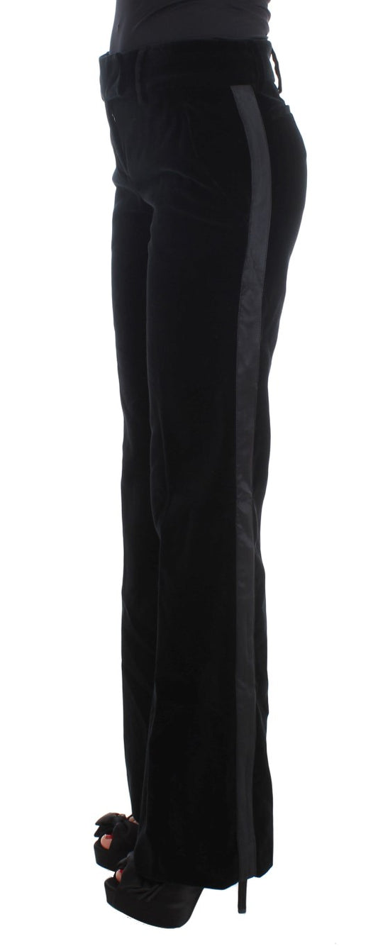 Black Viscose Pants