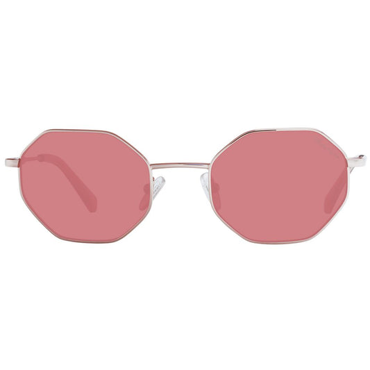 Rose Gold Metal Sunglasses