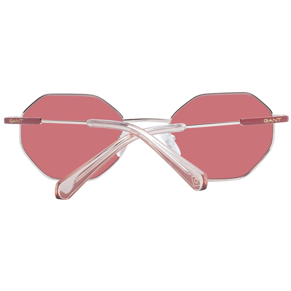 Rose Gold Metal Sunglasses