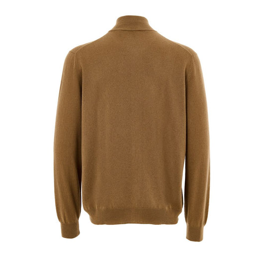 Brown Wool Turtleneck