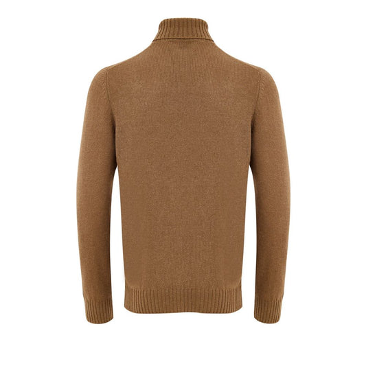 Brown Wool Turtleneck