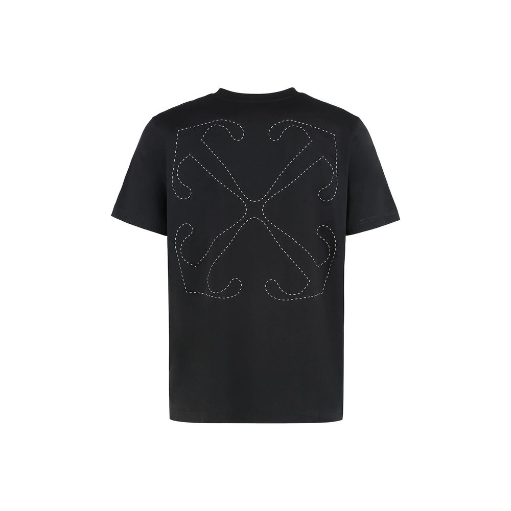 Black Cotton T-Shirt