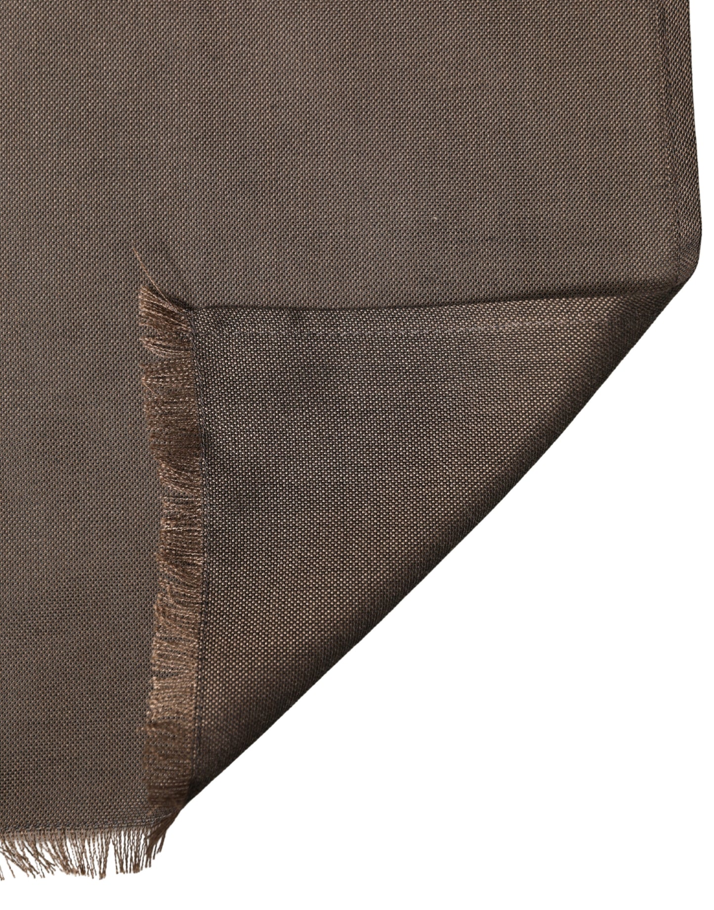 Brown Polyester Neck Warmer Shawl 185cm x 165cm Men Scarf