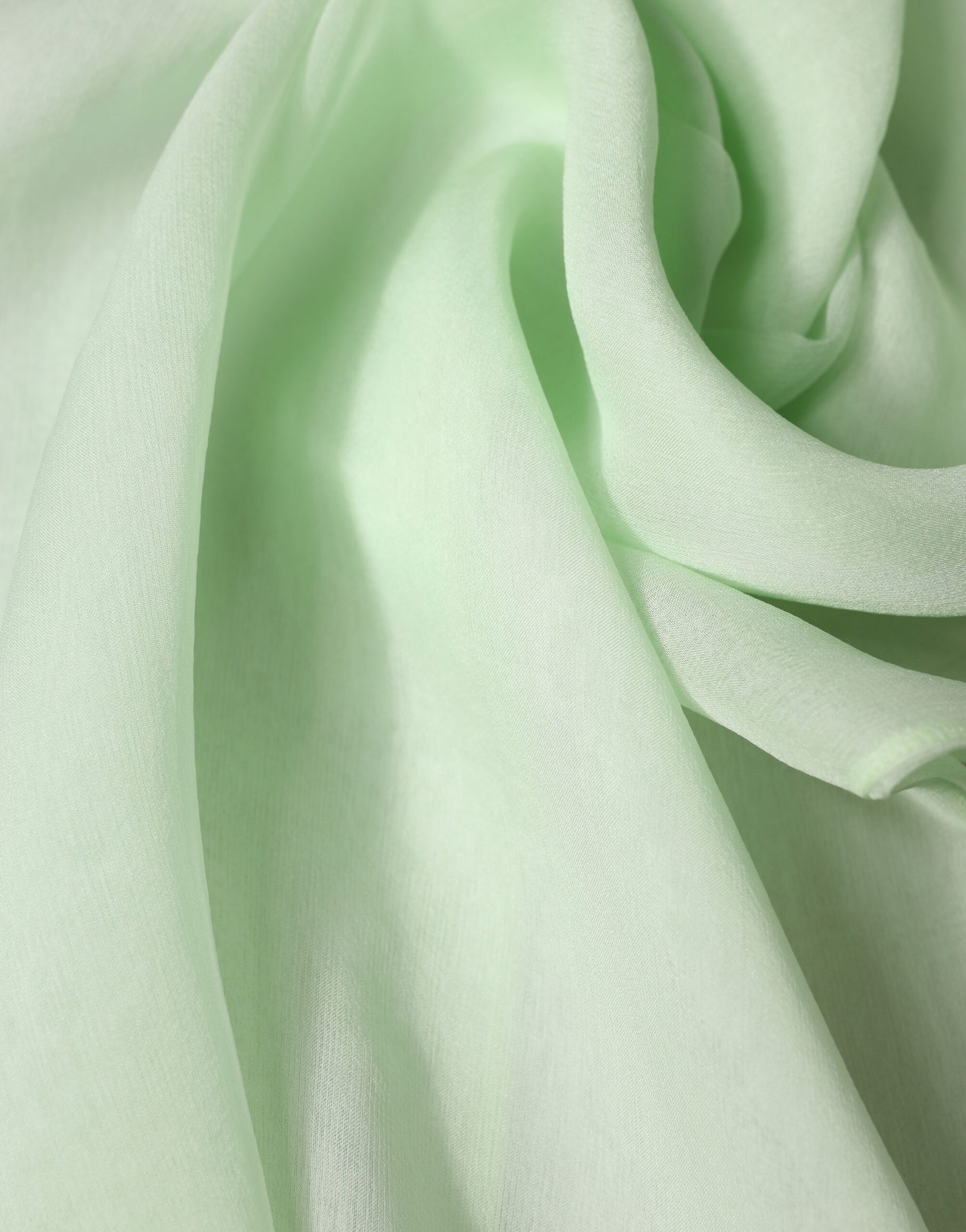 Light Green Silk Sash Wrap Shawl Stole 292cm x 19cm Scarf