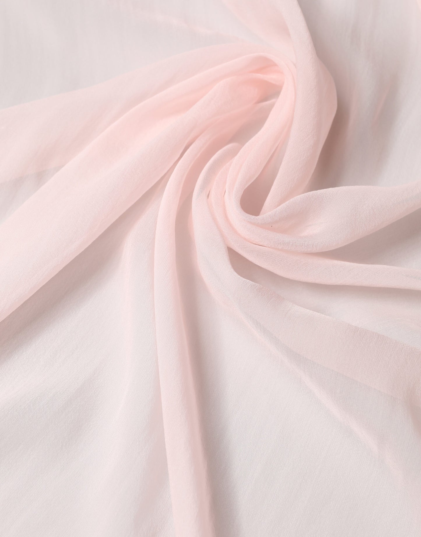 Light Pink Silk Neck Wrap Foulard 91.5cm x 88cm Scarf