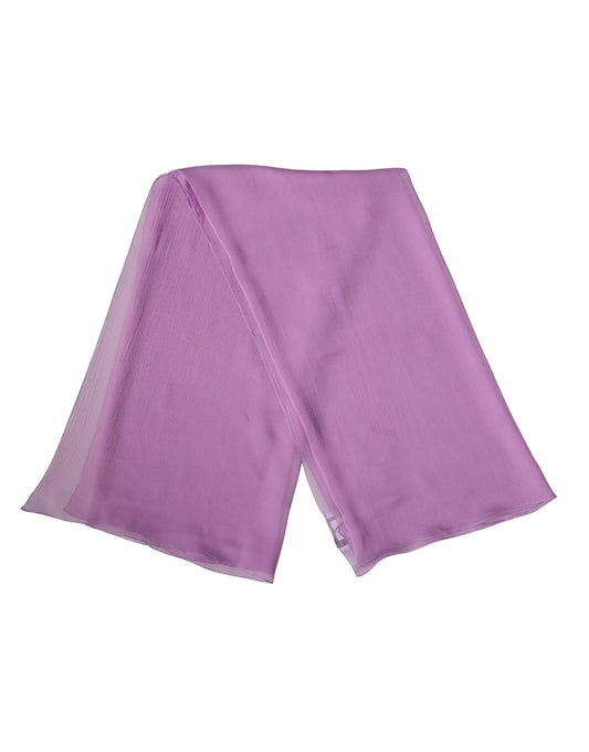 Light Purple Silk Neck Wrap Foulard 114cm x 114cm Scarf