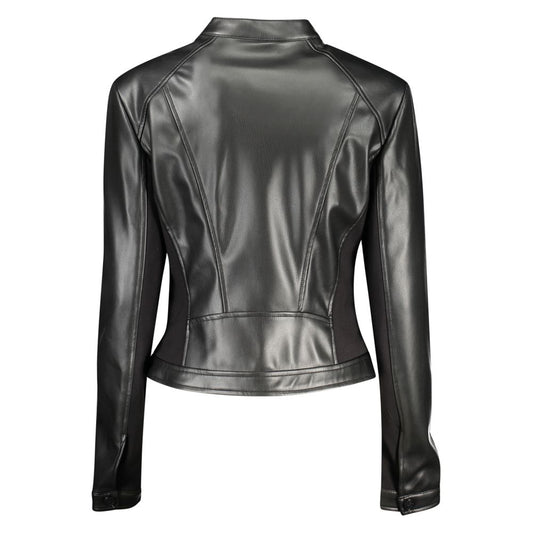 Black Polyurethane Women's Jacket