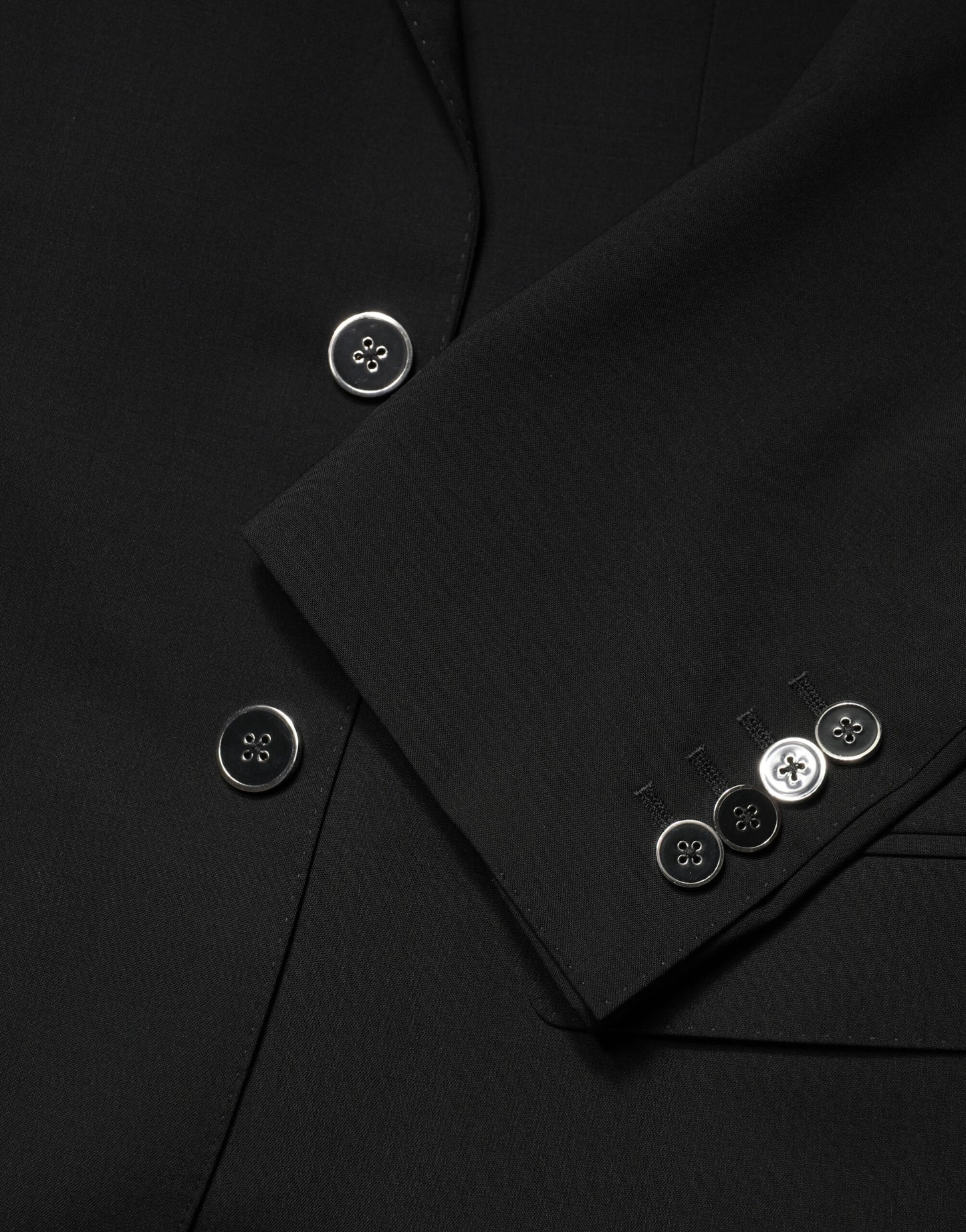 Black MARTINI Single Breasted Formal 2 Piece Suit