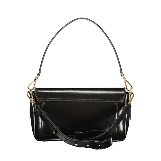 Black Leather Women Handbag