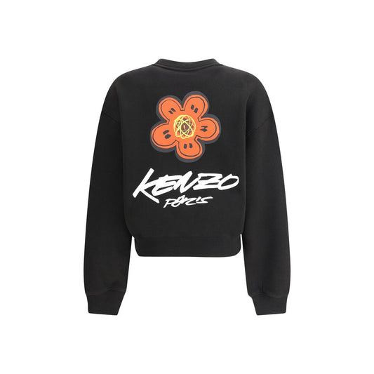 Black Cotton Sweatshirt