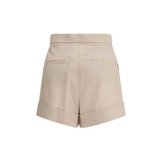 Bicolor Wool Bermuda Shorts