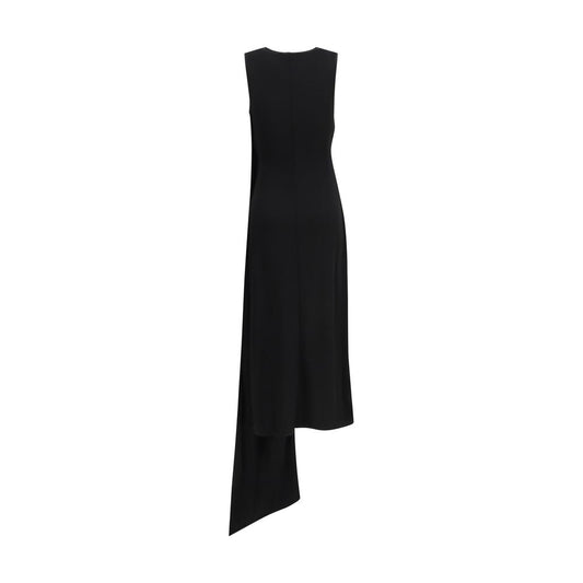 Black Viscose Casual Dress