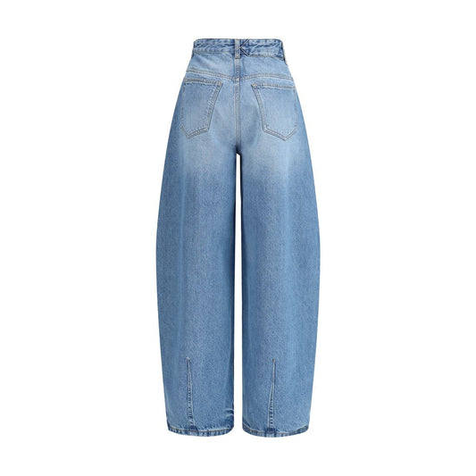Blue Cotton Relaxed Fit Jeans