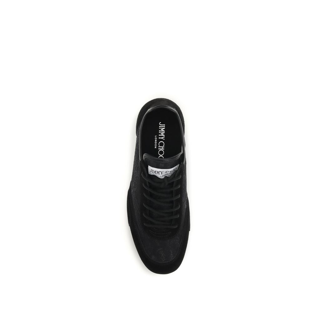 Black Calf Leather Bos Taurus Athletic Sneakers