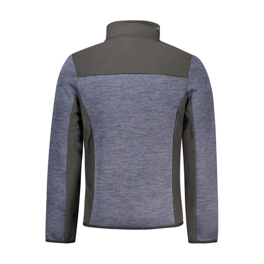 Blu Poliestere Uomo Giacca