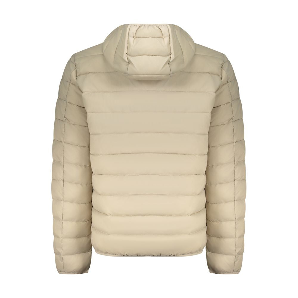 Beige Polyamide Men Jacket
