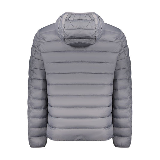 Gray Polyamide Men Jacket