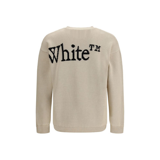 Beige Cotton Sweatshirt