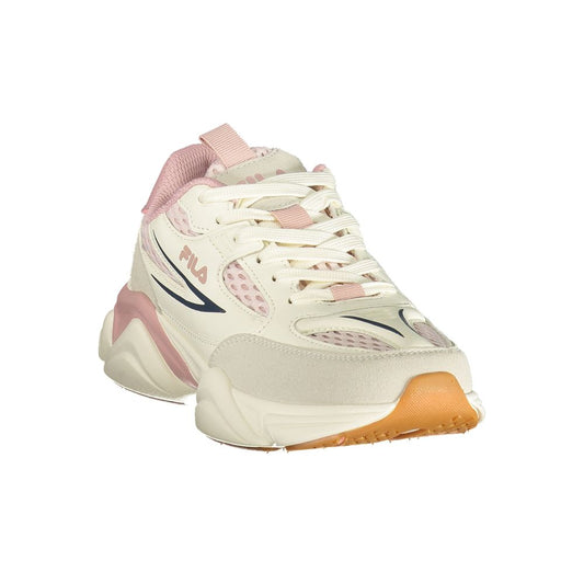 Bianco Poliestere Women Sneaker