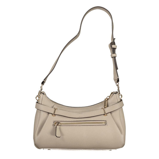 Grigio Polyurethane Women's Handbag