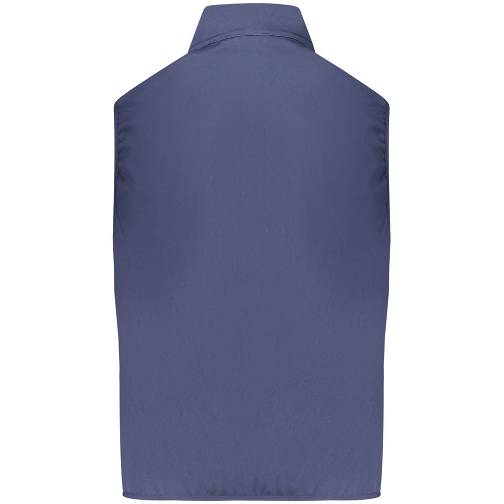 Blu Polyester Men's Vest