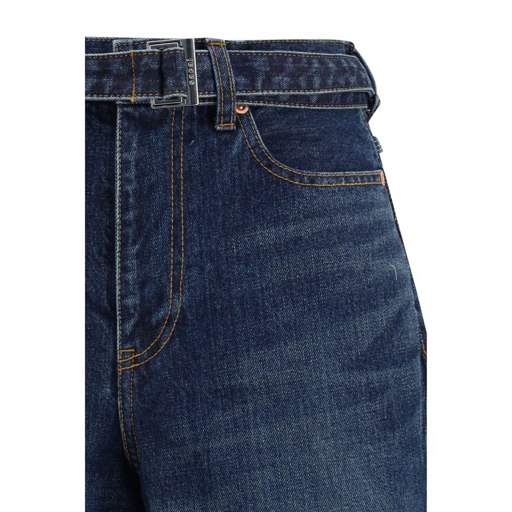 Blue Cotton Jeans Denim