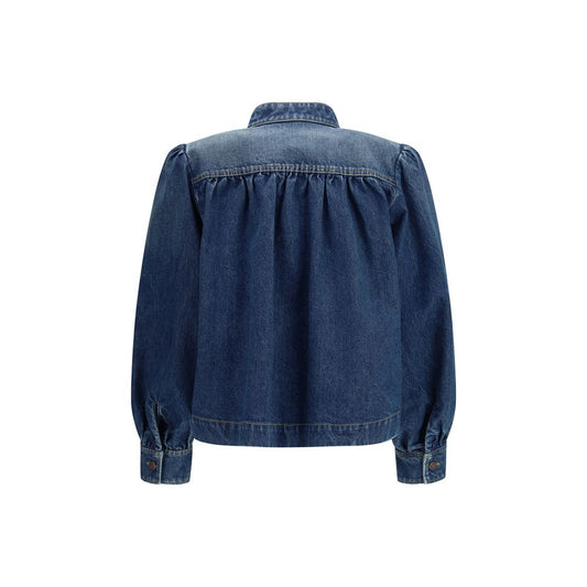 Blue Cotton Denim Jacket