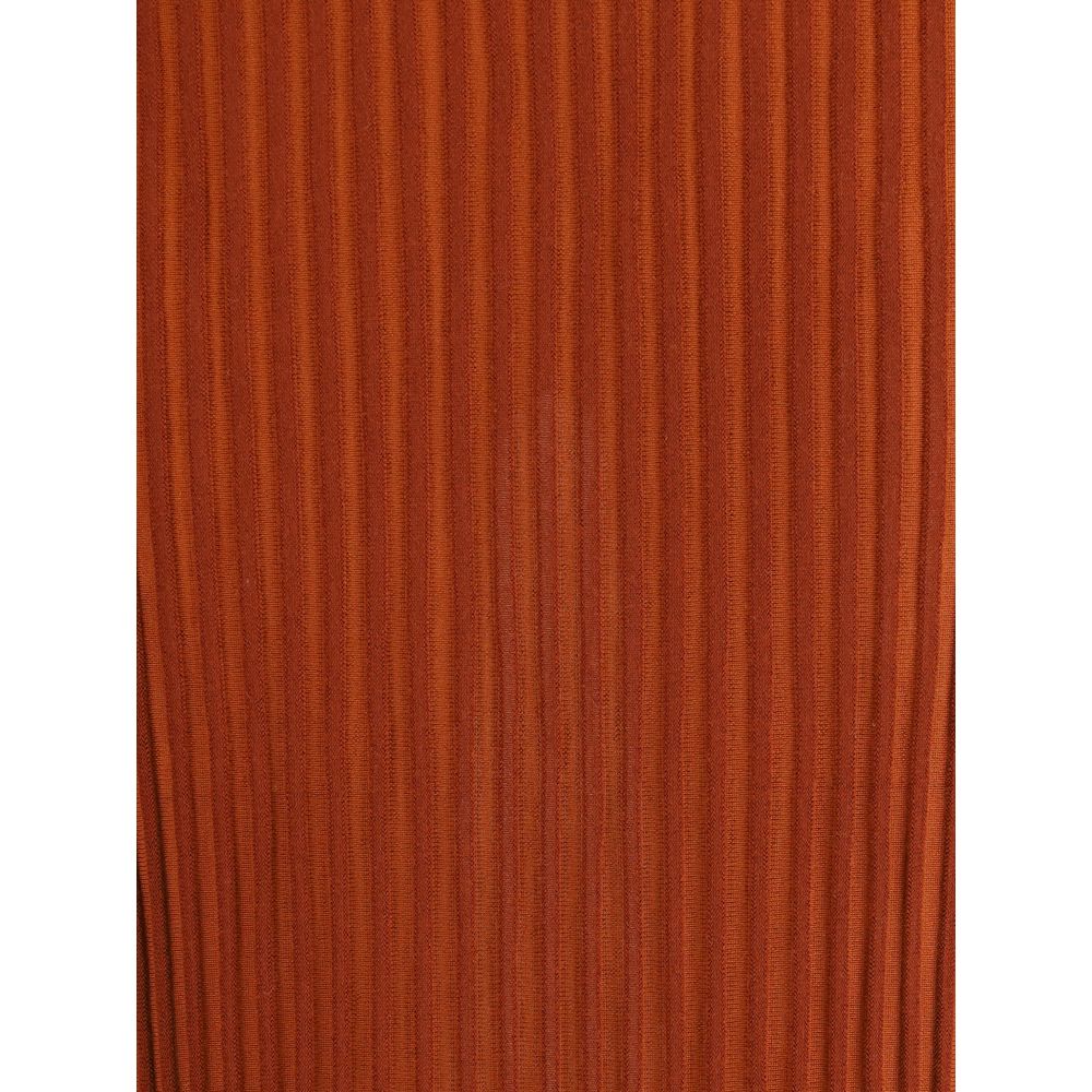 Multicolor Merino Wool Long Skirt