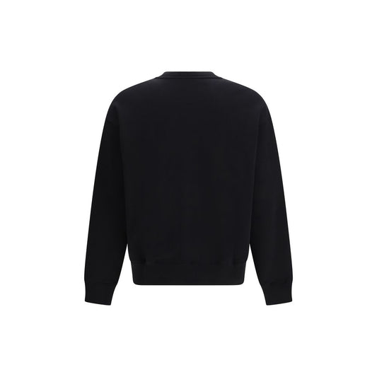 Black Cotton Sweatshirt