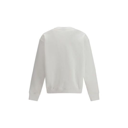 White Cotton Sweatshirt