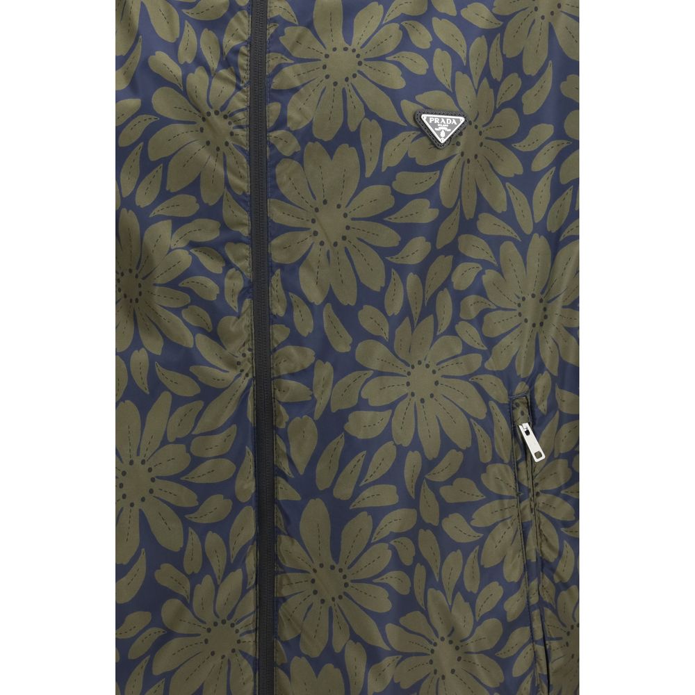 Black Recycled Polyamide Shell Jacket